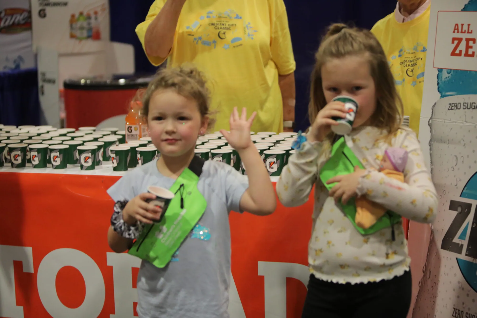 Families at the Health & Fitness Expo