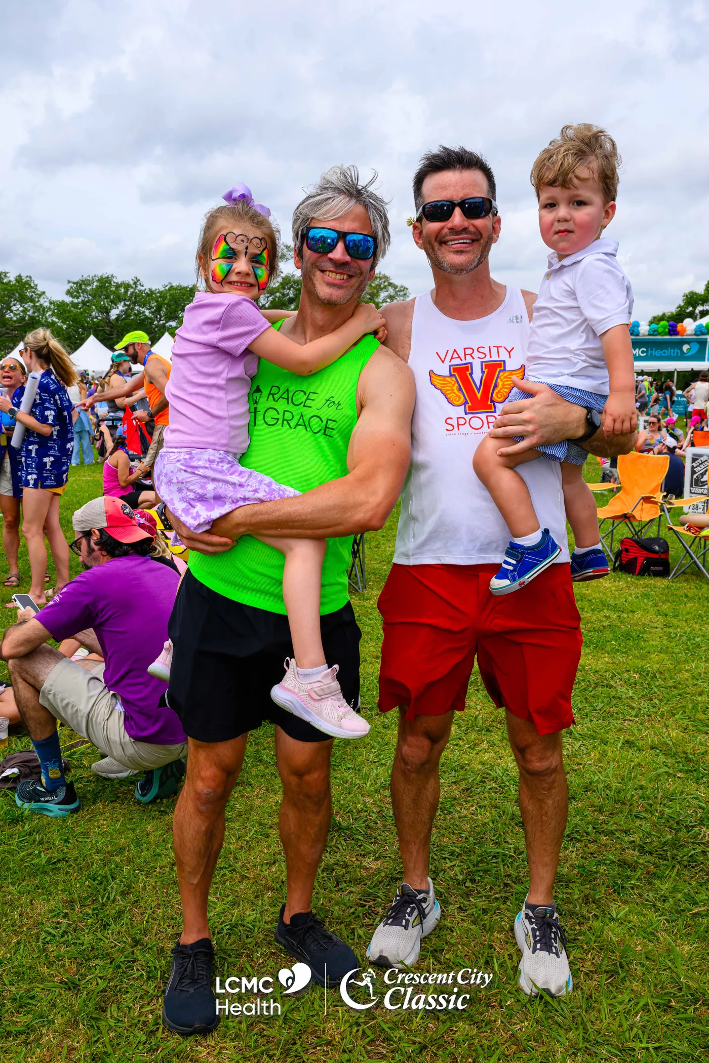 A family at the RaceFest